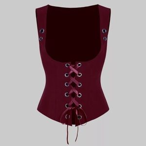 2/$25 NWOT corset vest
